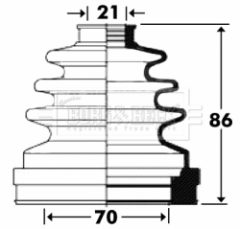 BORG & BECK BCB2899 — Set burduf planetară