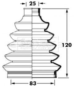BORG & BECK BCB6048 — Set burduf planetară