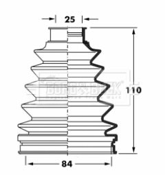 BORG & BECK BCB6054 — Set burduf planetară