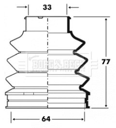 BORG & BECK BCB6095 — Set burduf planetară