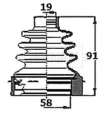 BORG & BECK BCB6144 — Set burduf planetară