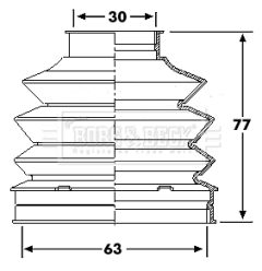 BORG & BECK BCB6195 — Set burduf planetară