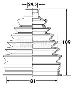BORG & BECK BCB6234 — Set burduf planetară