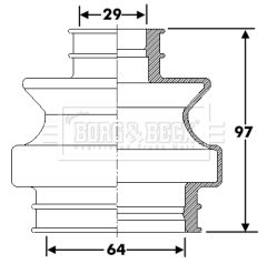 BORG & BECK BCB6288 — Set burduf planetară