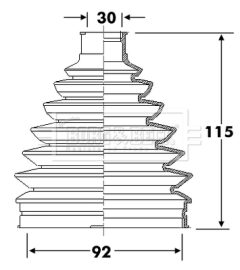 BORG & BECK BCB6315 — Set burduf planetară