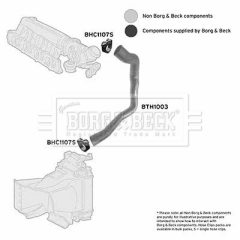 BORG & BECK BTH1003 — Furtun intercooler