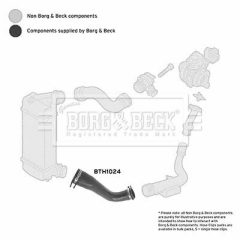 BORG & BECK BTH1024 — Furtun intercooler