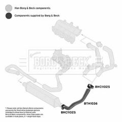 BORG & BECK BTH1036 — Furtun intercooler