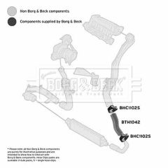 BORG & BECK BTH1042 — Furtun intercooler