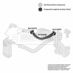 BORG & BECK BTH1048 — Furtun intercooler