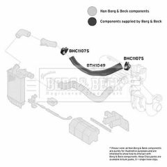 BORG & BECK BTH1049 — Furtun intercooler