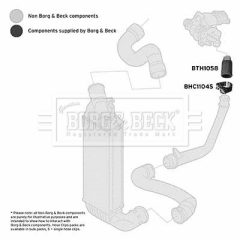 BORG & BECK BTH1058 — Furtun intercooler