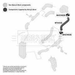 BORG & BECK BTH1112 — Furtun intercooler