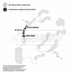BORG & BECK BTH1114 — Furtun intercooler