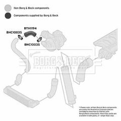 BORG & BECK BTH1194 — Furtun intercooler