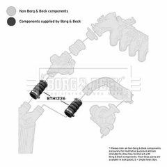 BORG & BECK BTH1226 — Furtun intercooler