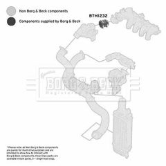 BORG & BECK BTH1232 — Furtun intercooler