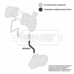 BORG & BECK BTH1241 — Furtun intercooler