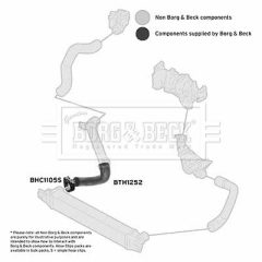 BORG & BECK BTH1252 — Furtun intercooler