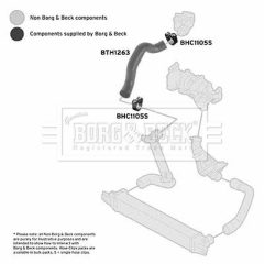 BORG & BECK BTH1263 — Furtun intercooler