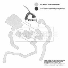 BORG & BECK BTH1268 — Патрубок интеркулера