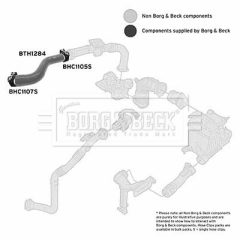 BORG & BECK BTH1284 — Патрубок интеркулера