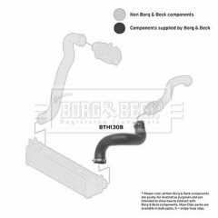 BORG & BECK BTH1308 — Furtun intercooler