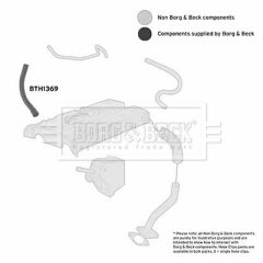 BORG & BECK BTH1369 — Furtun intercooler