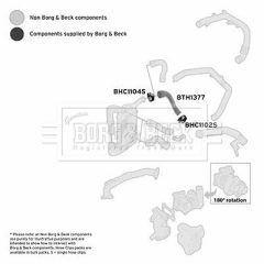 BORG & BECK BTH1377 — Furtun intercooler