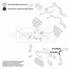 BORG & BECK BTH1387 — Патрубок интеркулера