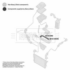 BORG & BECK BTH1390 — Патрубок интеркулера
