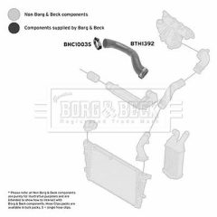 BORG & BECK BTH1392 — Патрубок интеркулера