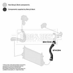 BORG & BECK BTH1394 — Furtun intercooler