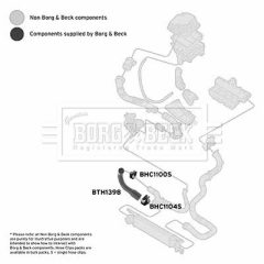BORG & BECK BTH1398 — Furtun intercooler