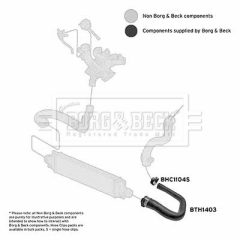 BORG & BECK BTH1403 — Furtun intercooler