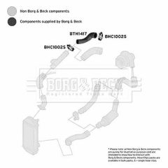 BORG & BECK BTH1417 — Furtun intercooler