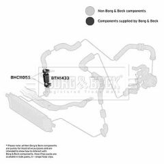 BORG & BECK BTH1433 — Furtun intercooler
