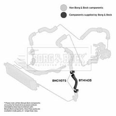 BORG & BECK BTH1435 — Furtun intercooler