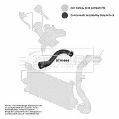 BORG & BECK BTH1444 — Furtun intercooler
