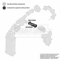 BORG & BECK BTH1508 — Патрубок интеркулера