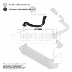 BORG & BECK BTH1521 — Furtun intercooler