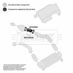 BORG & BECK BTH1589 — Furtun intercooler