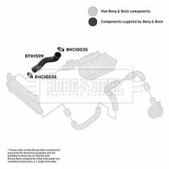 BORG & BECK BTH1599 — Furtun intercooler