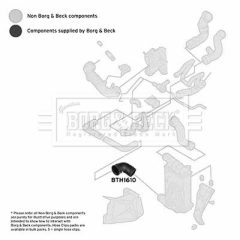 BORG & BECK BTH1610 — Furtun intercooler