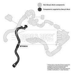 BORG & BECK BTH1614 — Патрубок интеркулера