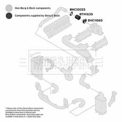 BORG & BECK BTH1635 — Furtun intercooler