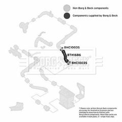 BORG & BECK BTH1686 — Furtun intercooler