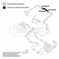 BORG & BECK BTH1688 — Furtun intercooler