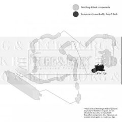 BORG & BECK BTH1709 — Furtun intercooler