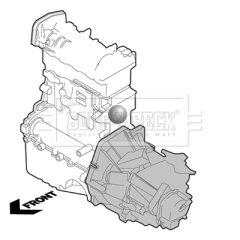 BORG & BECK BEM4386 — Подушка двигателя